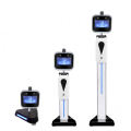 3D camera face recognition screening time attendance system with thermal scanner hand sanitizer temperature kiosk